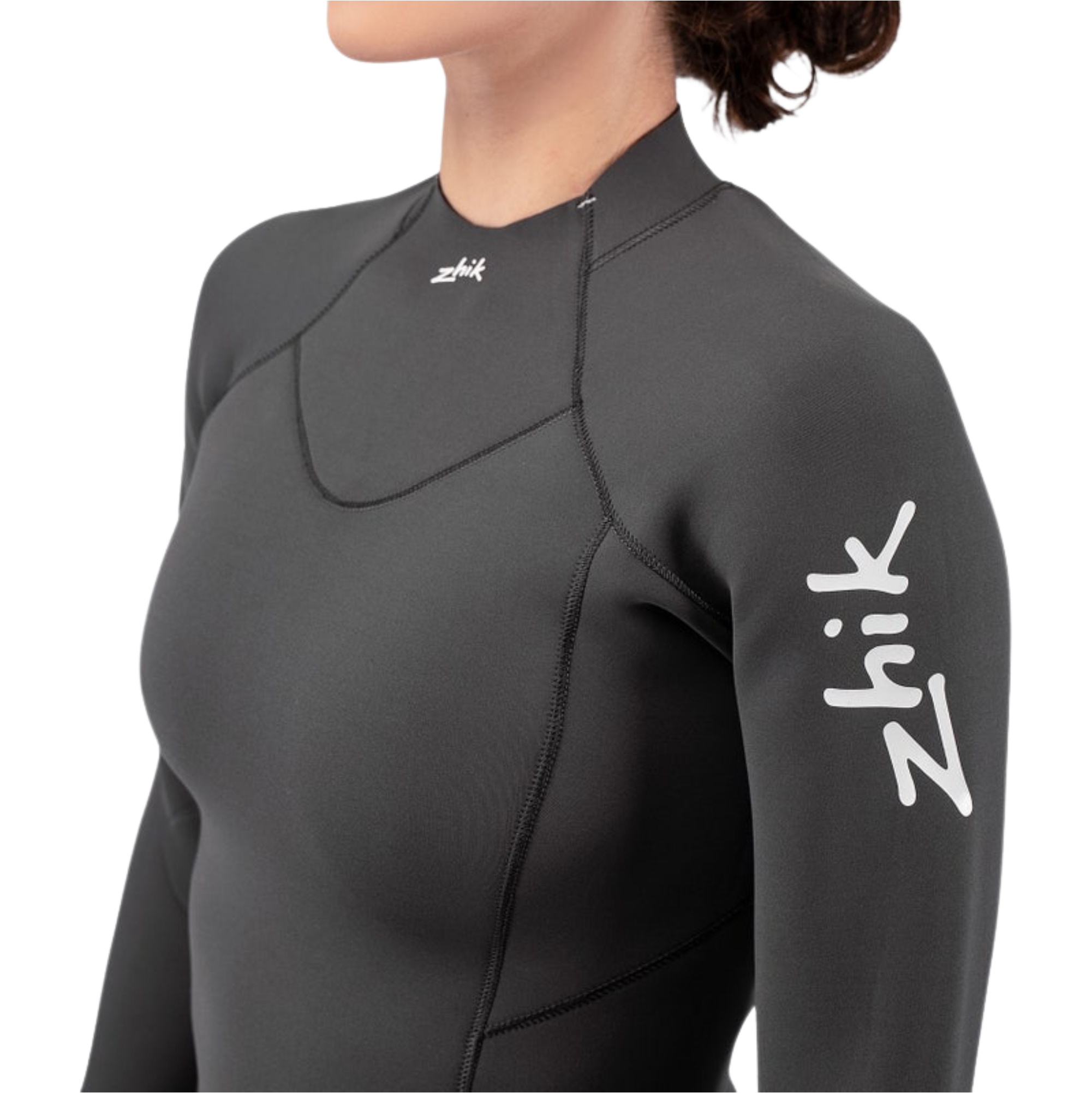 2026 Zhik Womens Superwarm Performance Wetsuit Top DTP-1130 - Dark